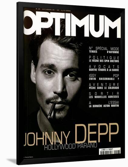 L'Optimum, September 1999 - Johhny Depp-Patrick Swirc-Framed Art Print