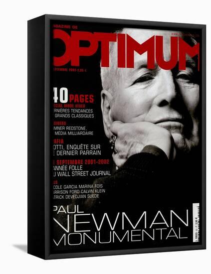 L'Optimum, September 2002 - Paul Newman-Bruce Oavidson-Framed Stretched Canvas