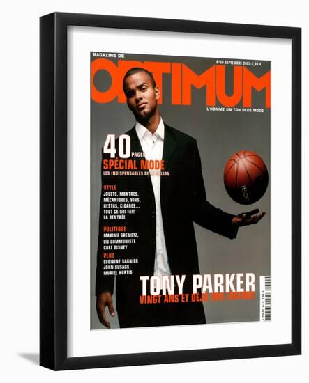 L'Optimum, September 2003 - Tony Parker-Benoit Peverelli-Framed Art Print