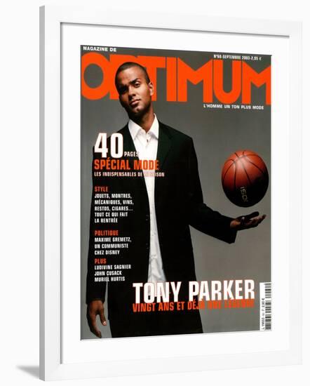 L'Optimum, September 2003 - Tony Parker-Benoit Peverelli-Framed Art Print