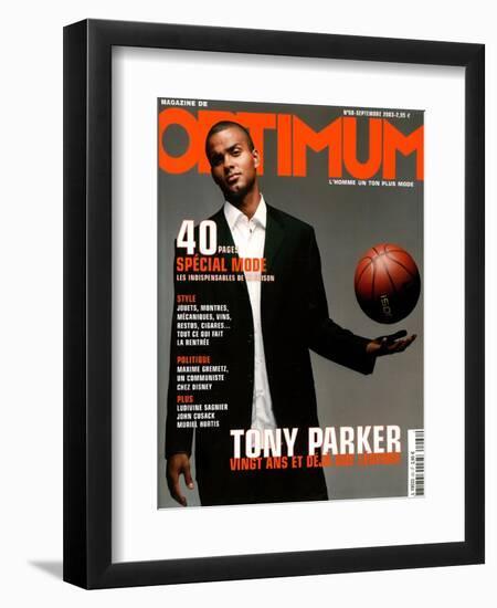 L'Optimum, September 2003 - Tony Parker-Benoit Peverelli-Framed Art Print