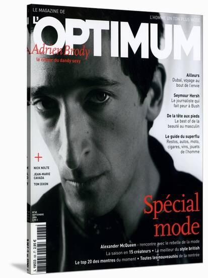 L'Optimum, September 2004 - Adrien Brody-Antoine Le Grand-Stretched Canvas