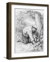 L'Or, Plate 16 from Les Toquades, 1858-Paul Gavarni-Framed Giclee Print