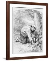 L'Or, Plate 16 from Les Toquades, 1858-Paul Gavarni-Framed Giclee Print