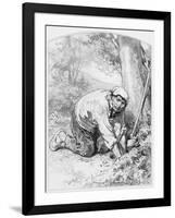 L'Or, Plate 16 from Les Toquades, 1858-Paul Gavarni-Framed Giclee Print