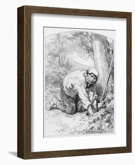 L'Or, Plate 16 from Les Toquades, 1858-Paul Gavarni-Framed Giclee Print