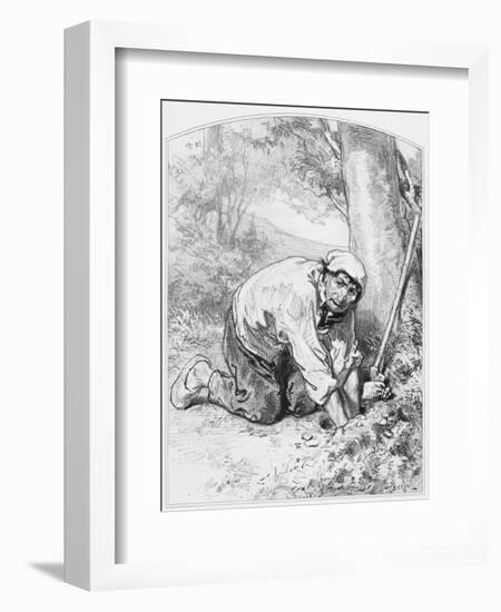 L'Or, Plate 16 from Les Toquades, 1858-Paul Gavarni-Framed Giclee Print