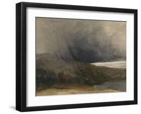 L'orage au bord d'un lac-Pierre Henri de Valenciennes-Framed Giclee Print