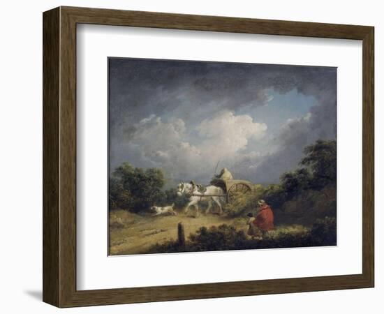 L'orage-George Morland-Framed Premium Giclee Print