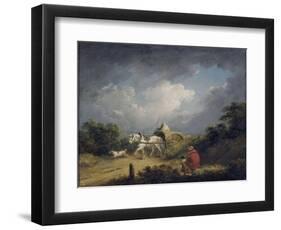 L'orage-George Morland-Framed Premium Giclee Print