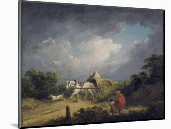 L'orage-George Morland-Mounted Premium Giclee Print