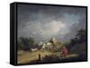 L'orage-George Morland-Framed Stretched Canvas