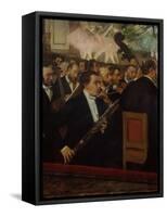 L'orchestre de l'Opera (The Orchestra of the Opera), c. 1870-Edgar Degas-Framed Stretched Canvas