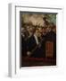 L'orchestre de l'Opera (The Orchestra of the Opera), c. 1870-Edgar Degas-Framed Giclee Print