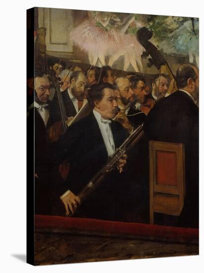 L'orchestre de l'Opera (The Orchestra of the Opera), c. 1870-Edgar Degas-Stretched Canvas