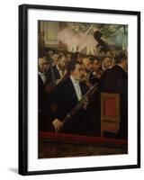 L'orchestre de l'Opera (The Orchestra of the Opera), c. 1870-Edgar Degas-Framed Giclee Print