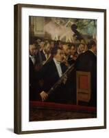 L'orchestre de l'Opera (The Orchestra of the Opera), c. 1870-Edgar Degas-Framed Giclee Print