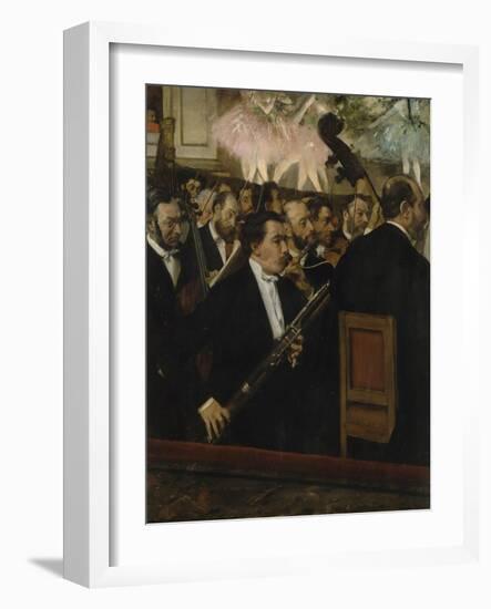 L'orchestre de l'Opéra-Edgar Degas-Framed Giclee Print