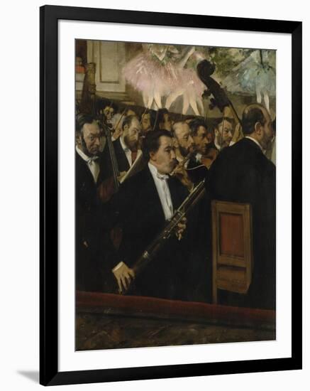 L'orchestre de l'Opéra-Edgar Degas-Framed Giclee Print