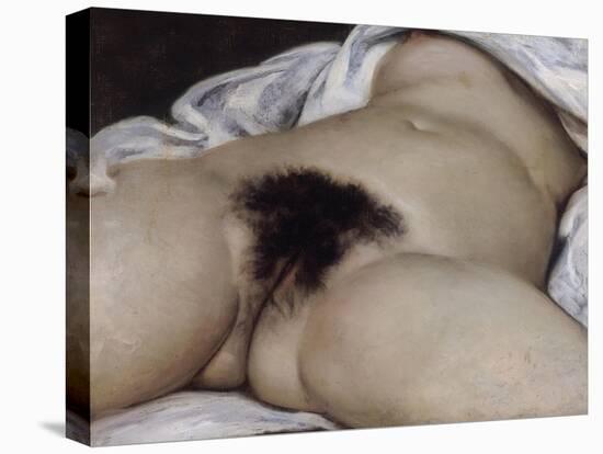 L'Origine du monde-Gustave Courbet-Stretched Canvas