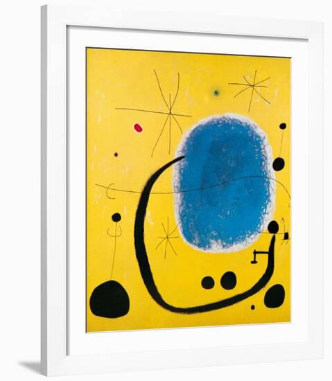 L'Oro dell' Azzurro-Joan Miro-Framed Art Print