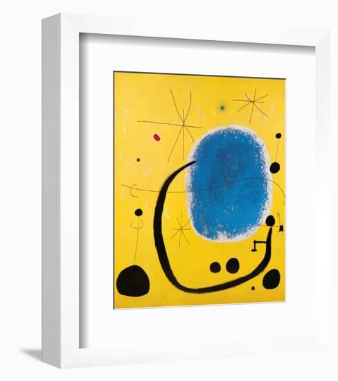 L'Oro dell' Azzurro-Joan Miro-Framed Art Print