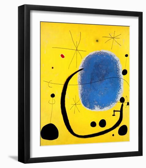 L'Oro dell' Azzurro-Joan Miro-Framed Art Print