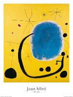 L'Oro dell' Azzurro-Joan Miró-Framed Art Print