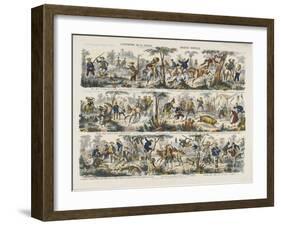 L'ouverture de la chasse-null-Framed Giclee Print