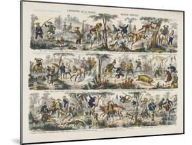 L'ouverture de la chasse-null-Mounted Giclee Print