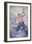 L'ouvrier ou les démolisseurs-Paul Signac-Framed Giclee Print