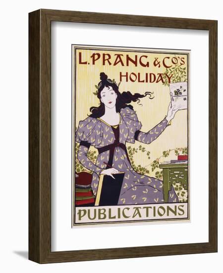 L. Prang and Co.'s Holiday Publications Poster-Louis John Rhead-Framed Giclee Print