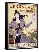 L. Prang and Co.'s Holiday Publications Poster-Louis John Rhead-Framed Stretched Canvas