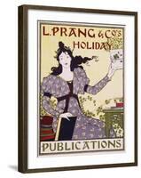 L. Prang and Co.'s Holiday Publications Poster-Louis John Rhead-Framed Giclee Print