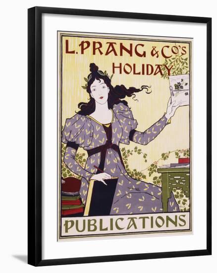 L. Prang and Co.'s Holiday Publications Poster-Louis John Rhead-Framed Giclee Print