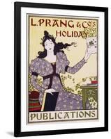 L. Prang and Co.'s Holiday Publications Poster-Louis John Rhead-Framed Giclee Print