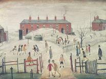 Children Playing-L.S. Lowry-Stretched Canvas