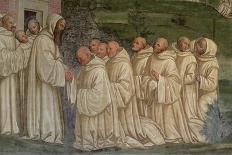 Benedictine Monks, from the Life of St. Benedict-L. Signorelli-Mounted Giclee Print