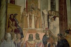 Choral Scene, from the Life of St. Benedict (Detail)-L. & Sodoma Signorelli-Mounted Giclee Print