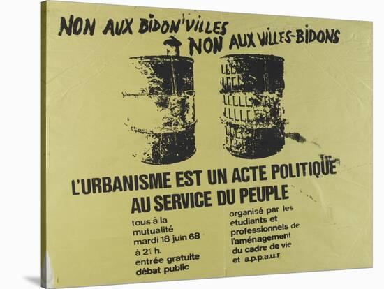 L'urbanisme est un acte politique-null-Stretched Canvas