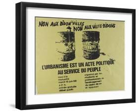 L'urbanisme est un acte politique-null-Framed Giclee Print