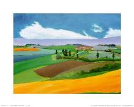 Summer in Provence I-L^ Vallet-Mounted Art Print
