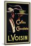 L. Voisin Cafes and Chocolats, 1935-Noel Saunier-Mounted Art Print