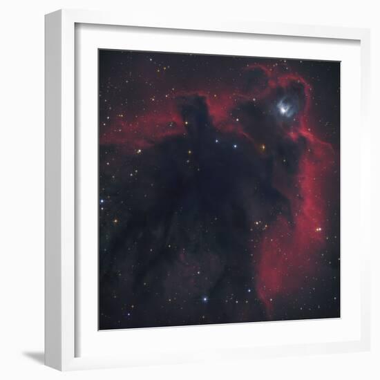 L1622, Cometary Globule in Orion-null-Framed Photographic Print