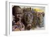 L25 Africa Lions-D. Rusty Rust-Framed Giclee Print