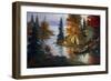 L27 Tent Canoe-D. Rusty Rust-Framed Giclee Print