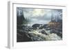 L30 Rapids Cabin-D. Rusty Rust-Framed Giclee Print