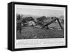 L77 Zeppelin Destroyed-null-Framed Stretched Canvas