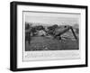 L77 Zeppelin Destroyed-null-Framed Photographic Print