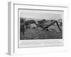 L77 Zeppelin Destroyed-null-Framed Photographic Print
